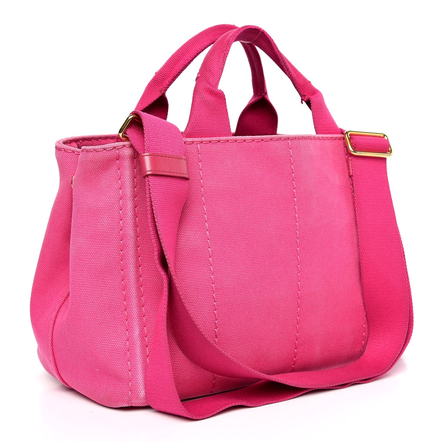 Canapa Small Logo Tote Fuxia