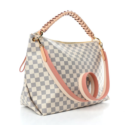 Louis Vuitton Damier Azur Beaubourg Hobo MM 3 of 10