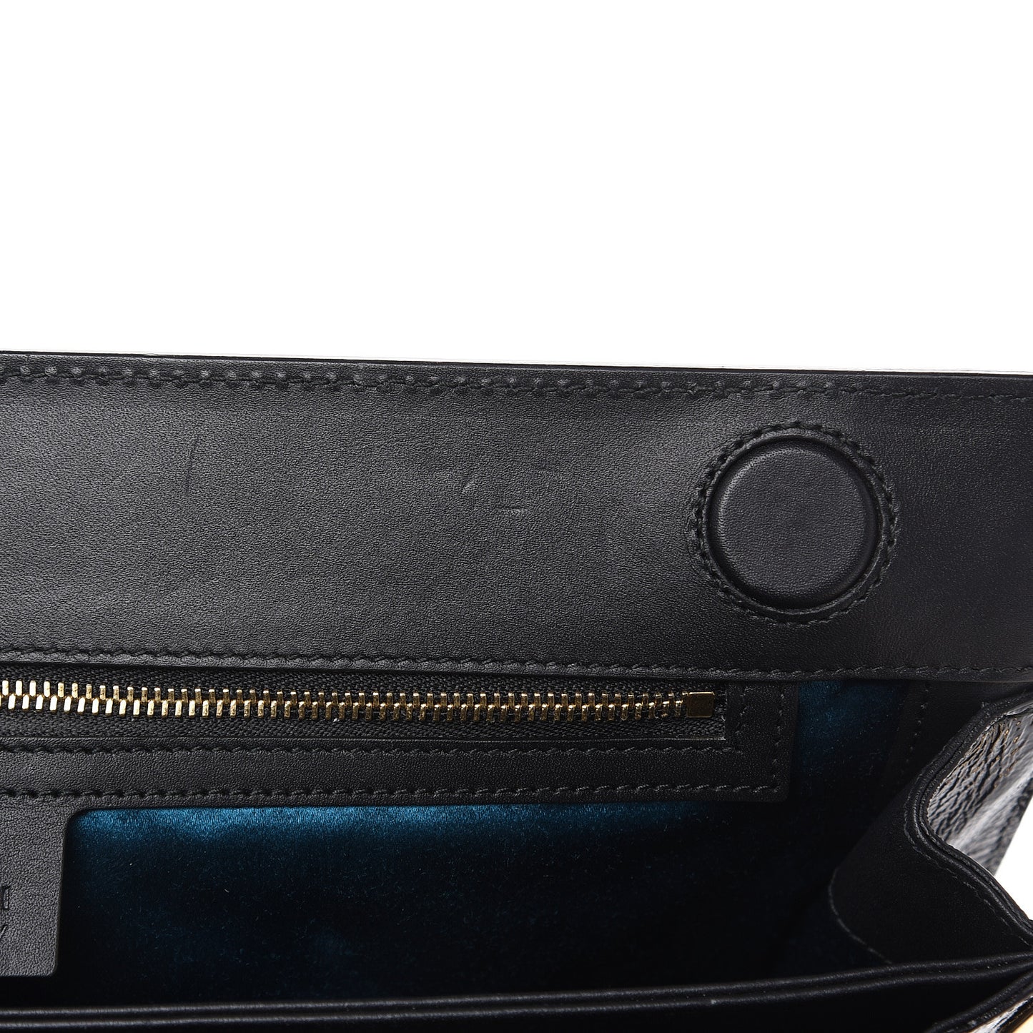 Suede Patent GG Web Medium Ophidia Chain Shoulder Bag Black