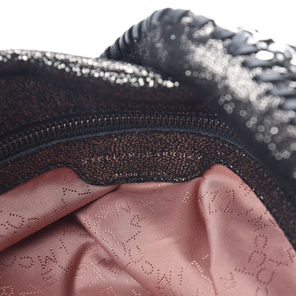 Stella McCartney Chamois Shiny Dotted Falabella Fold Over Tote Ruthenium 6 of 8