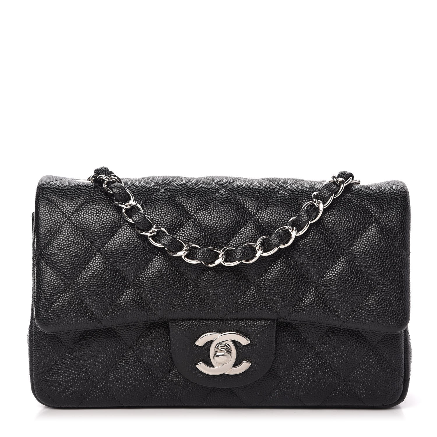 Chanel Caviar Quilted Mini Rectangular Flap Black 1 of 11