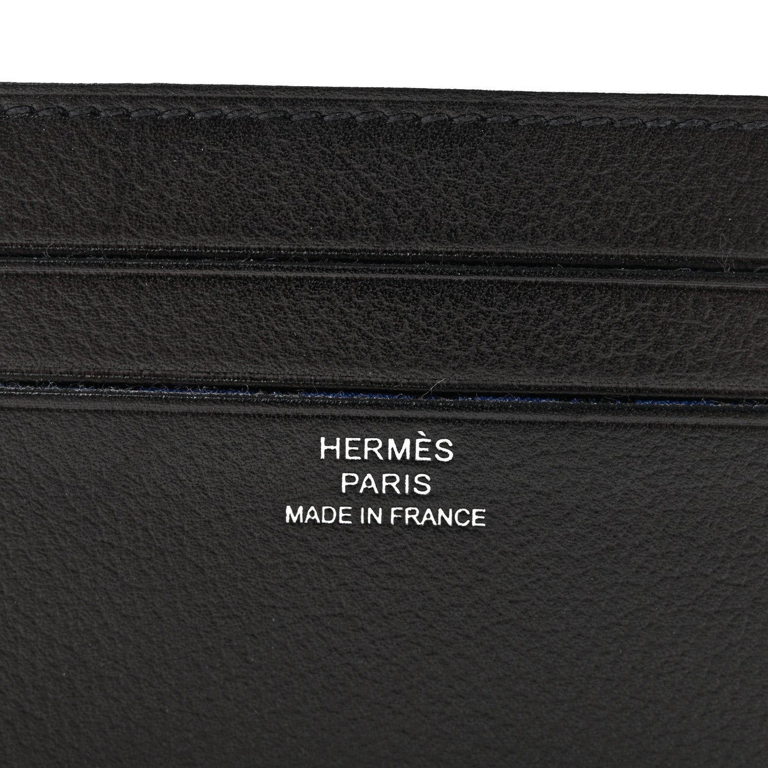 Hermes Evercolor Citizen Twill Card Case Black 6 of 8