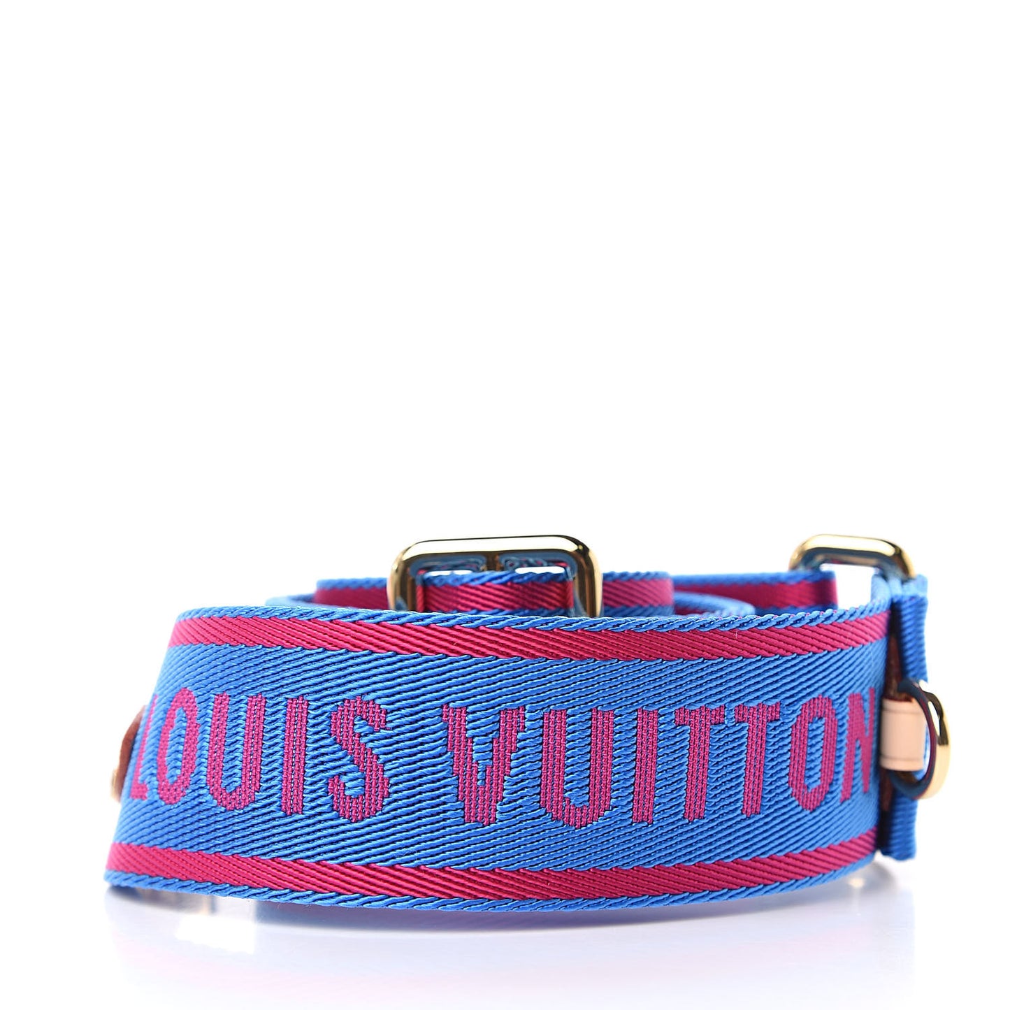 Nylon Bandouliere Shoulder Strap Blue Magenta