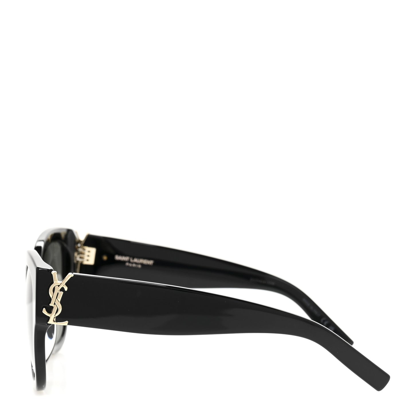 Acetate Cateye Sunglasses SL M95 F Black