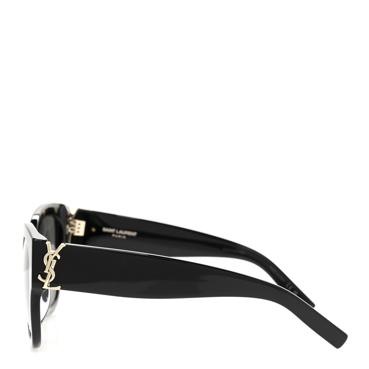 Saint Laurent Acetate Cateye Sunglasses SL M95 F Black 3 of 8