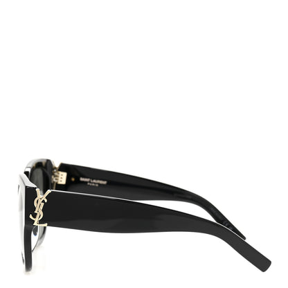 Saint Laurent Acetate Cateye Sunglasses SL M95 F Black 3 of 8