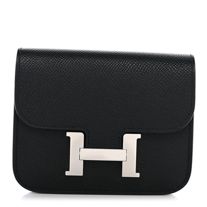 Hermes Epsom Constance Slim Wallet Black 1 of 9