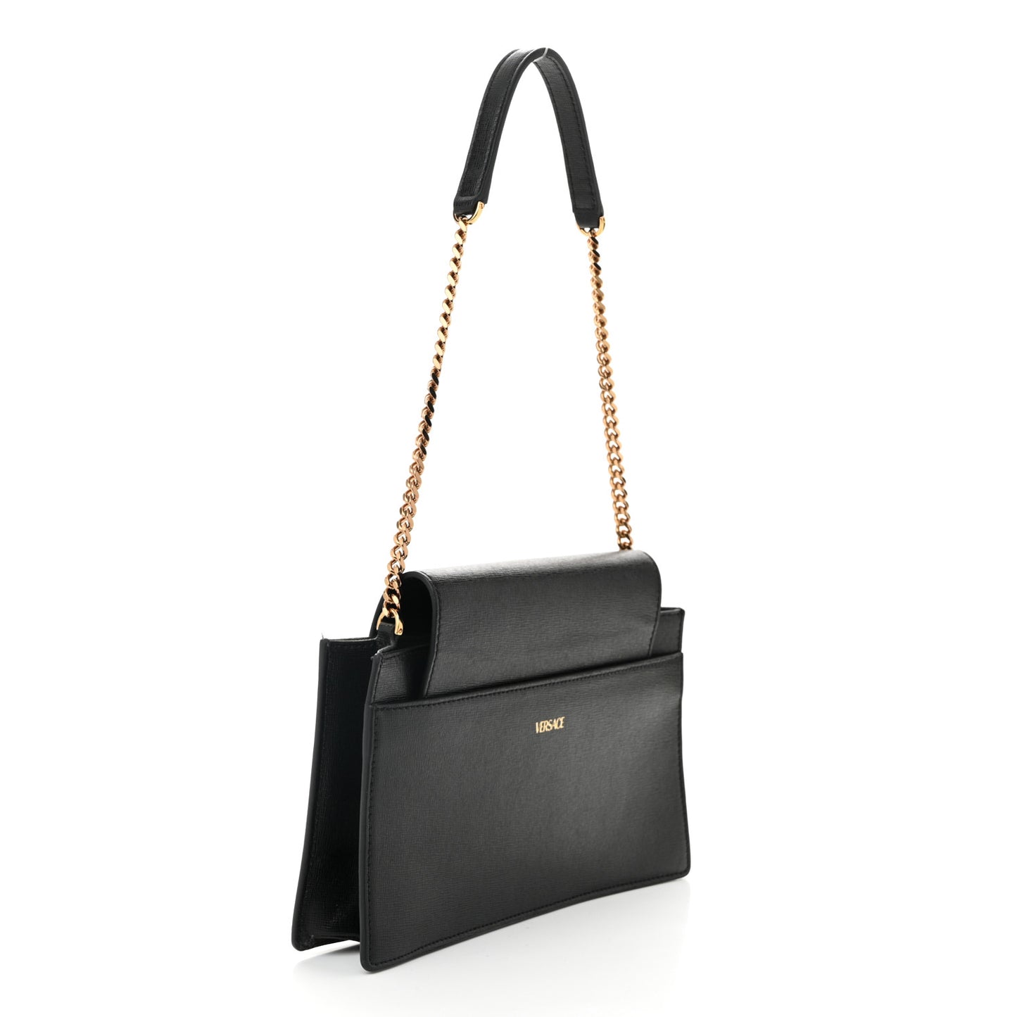 Saffiano Virtus Small Shoulder Bag Black