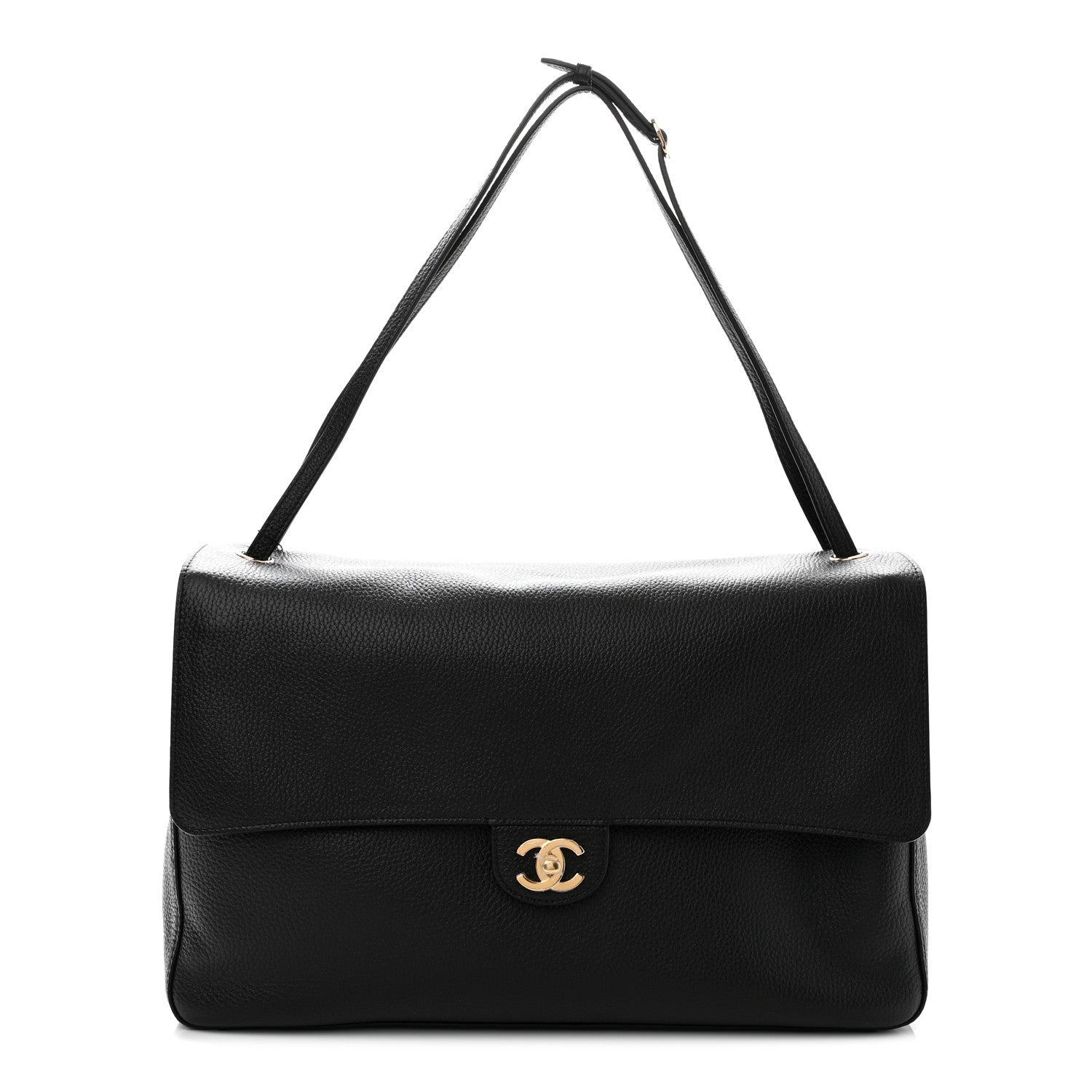 Chanel Grained Calfskin Souplissimo Maxi Flap Black 1 of 11