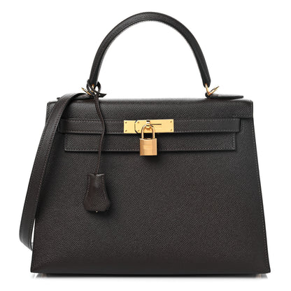 Hermes Epsom Kelly Sellier 28 Chocolate 1 of 10