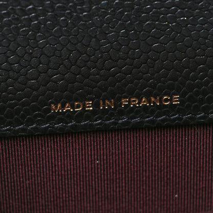 Chanel Caviar Quilted Flap Card Holder Wallet Black 7 of 10