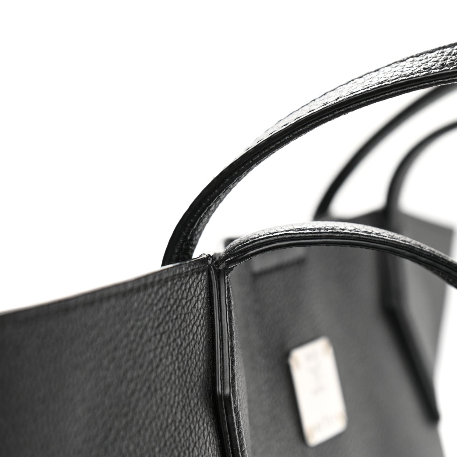 MCM Grained Calfskin Medium Yris Shopper Tote Black 12 of 16