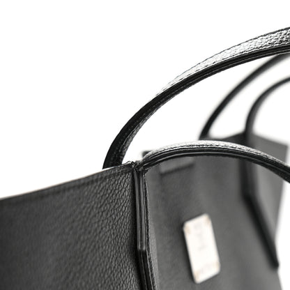MCM Grained Calfskin Medium Yris Shopper Tote Black 12 of 16