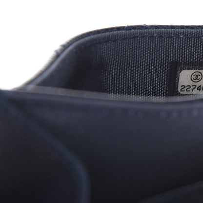Chanel Caviar Quilted Flap Card Holder Navy Blue 7 of 8