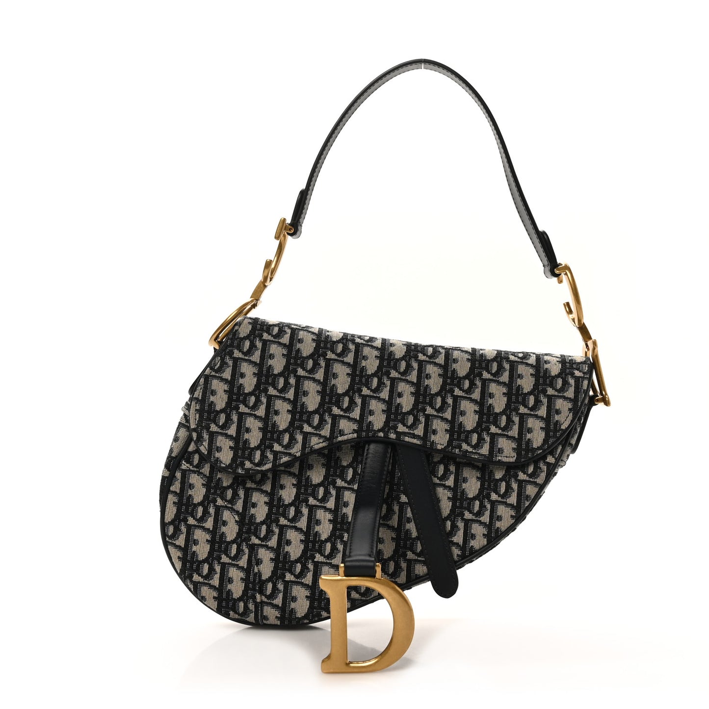 Oblique Saddle Bag Blue