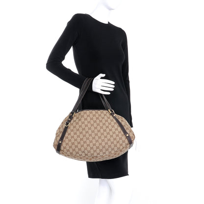 Gucci Monogram Medium Abbey Shoulder Bag Dark Brown 2 of 7