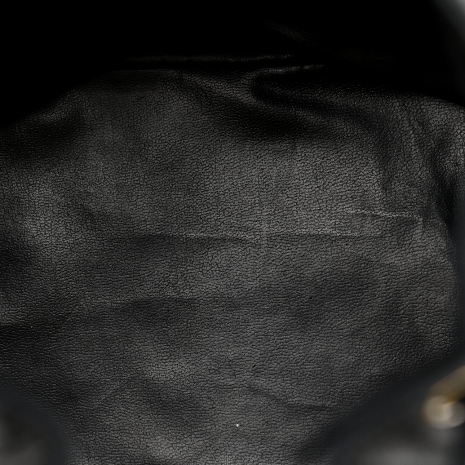 Chanel Lambskin CC Stitched Drawstring Bucket Bag Black 13 of 13