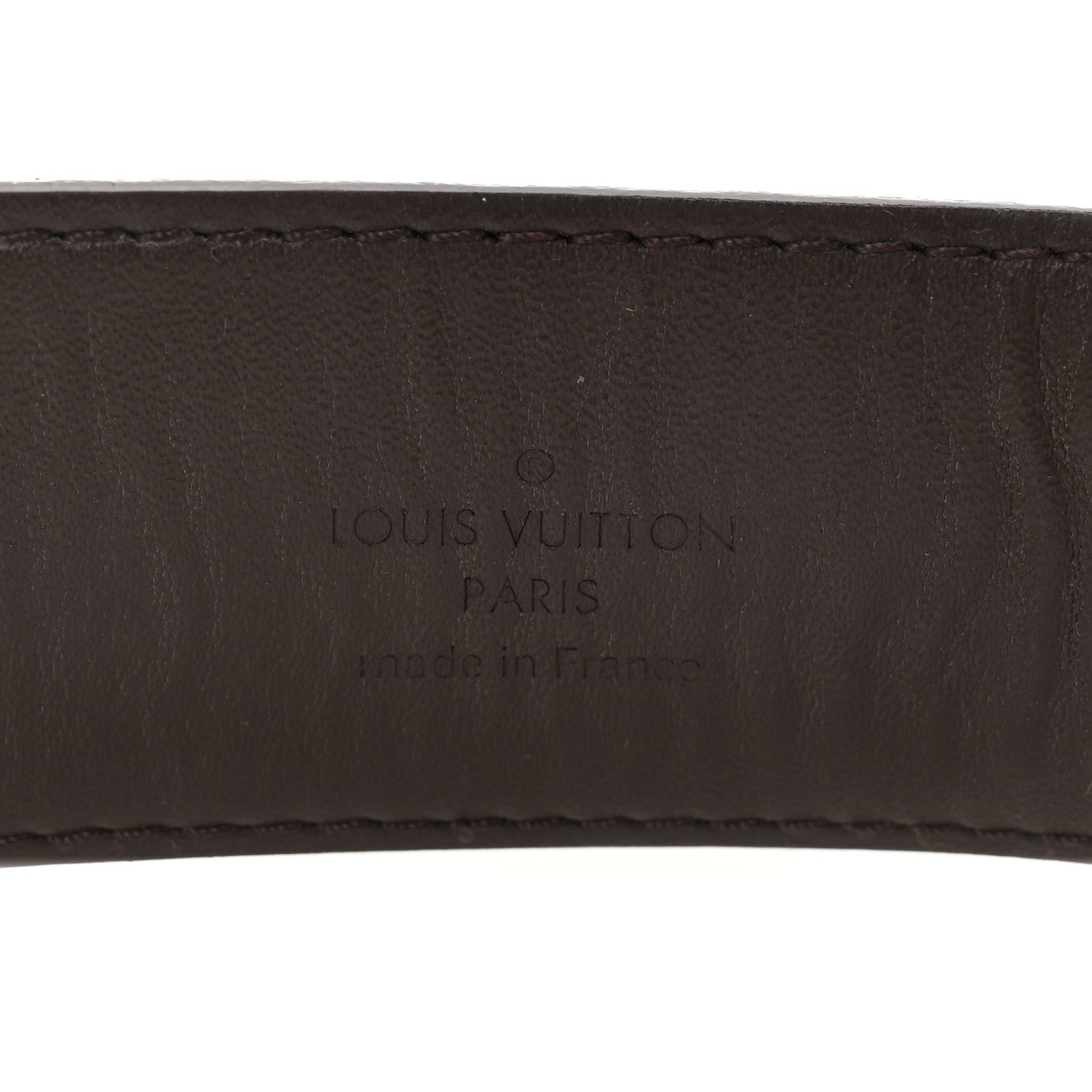Louis Vuitton Damier Ebene 40mm LV Initiales 120 48 Belt 5 of 5