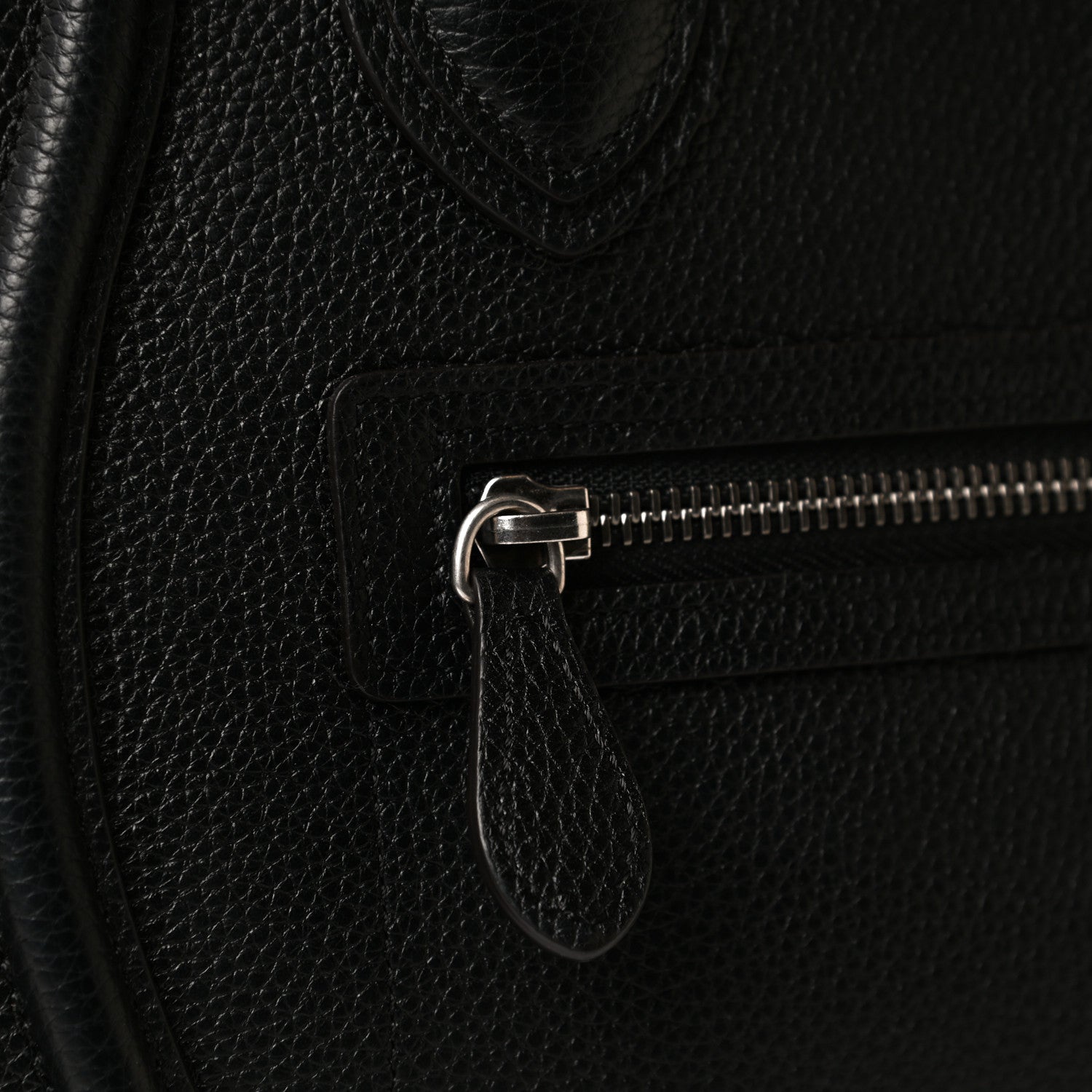 Celine Drummed Calfskin Micro Luggage Black 16 of 16