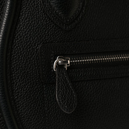 Celine Drummed Calfskin Micro Luggage Black 16 of 16