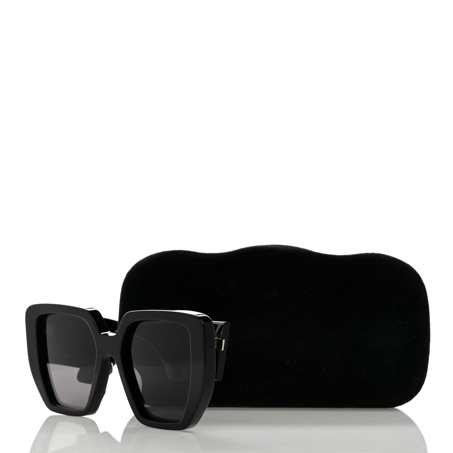 Gucci Acetate Square Frame Sunglasses GG0956S Black 8 of 8