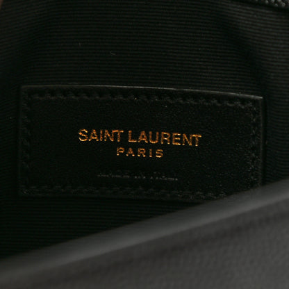 Saint Laurent Grain De Poudre Uptown Pouch Black 6 of 8