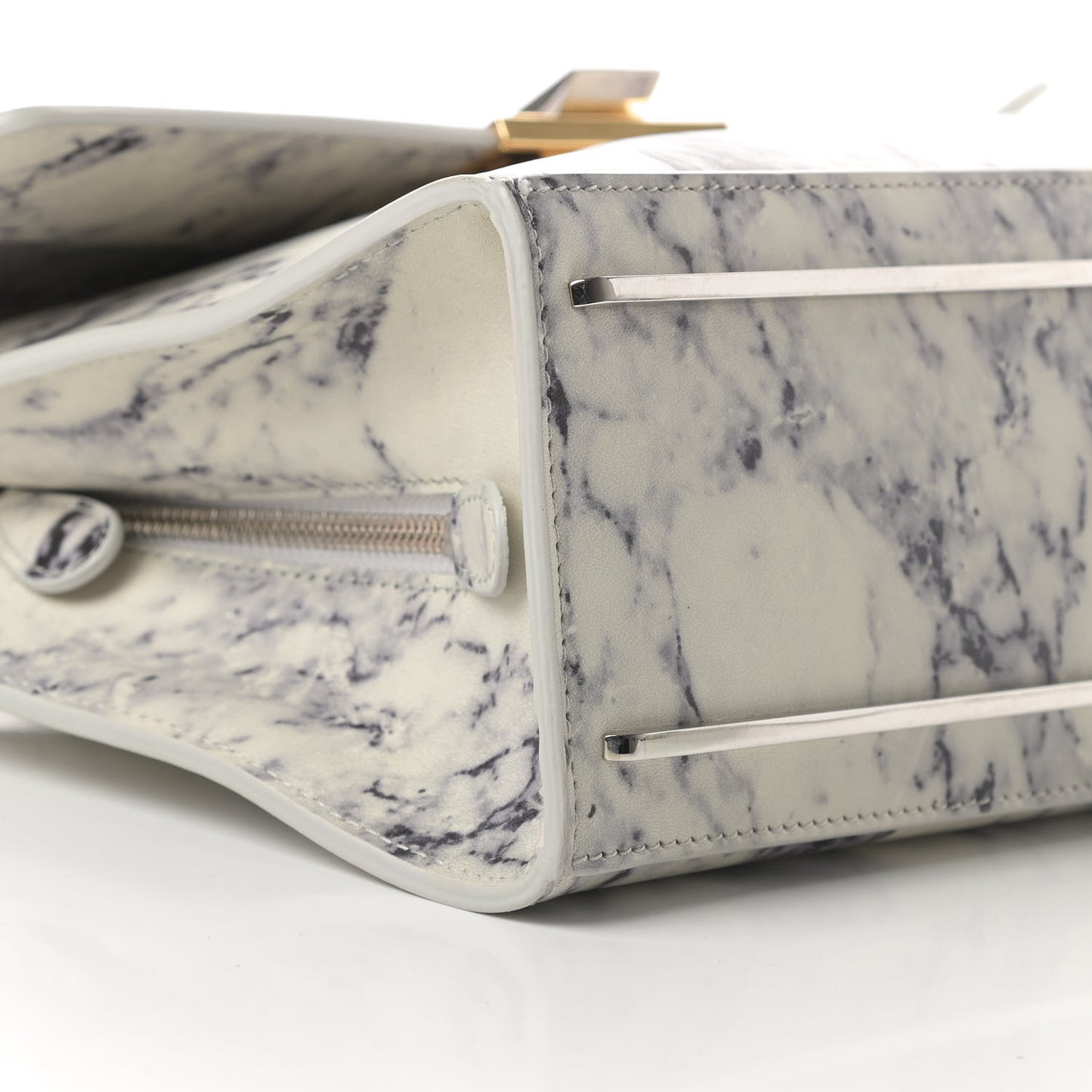 Veau Marbre Le Dix S New Cartable Briefcase Blanc Marbre Black