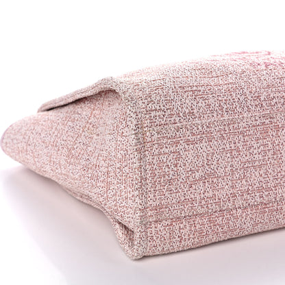 Chanel Lurex Boucle Deauville Tote Pink 9 of 11