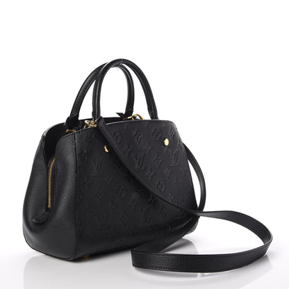 Louis Vuitton Empreinte Montaigne BB Black 3 of 8