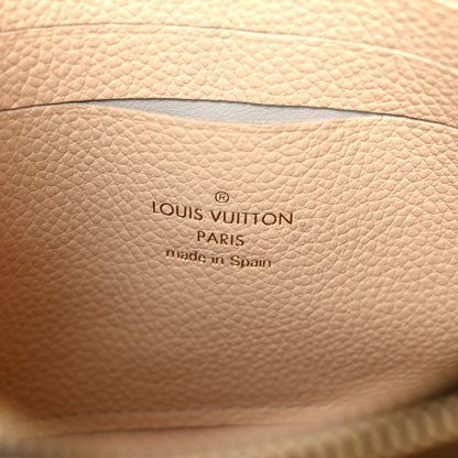 Louis Vuitton Empreinte Double Zip Pochette Beige Rose Creme 8 of 13