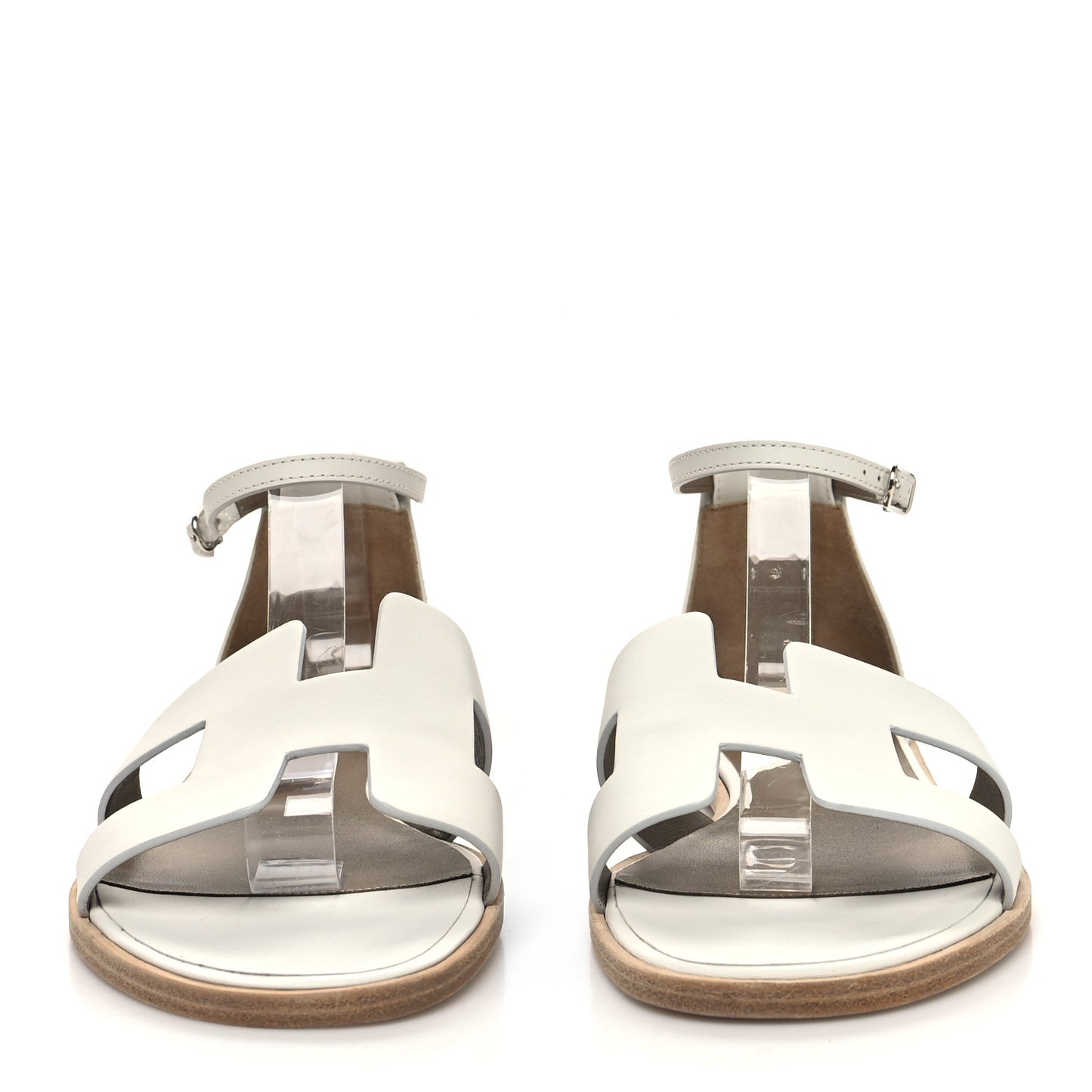 Calfskin Santorini Sandals 40 White