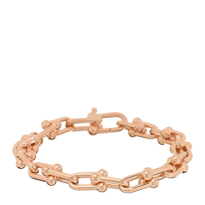Tiffany 18K Rose Gold Medium HardWear Link Bracelet 1 of 4
