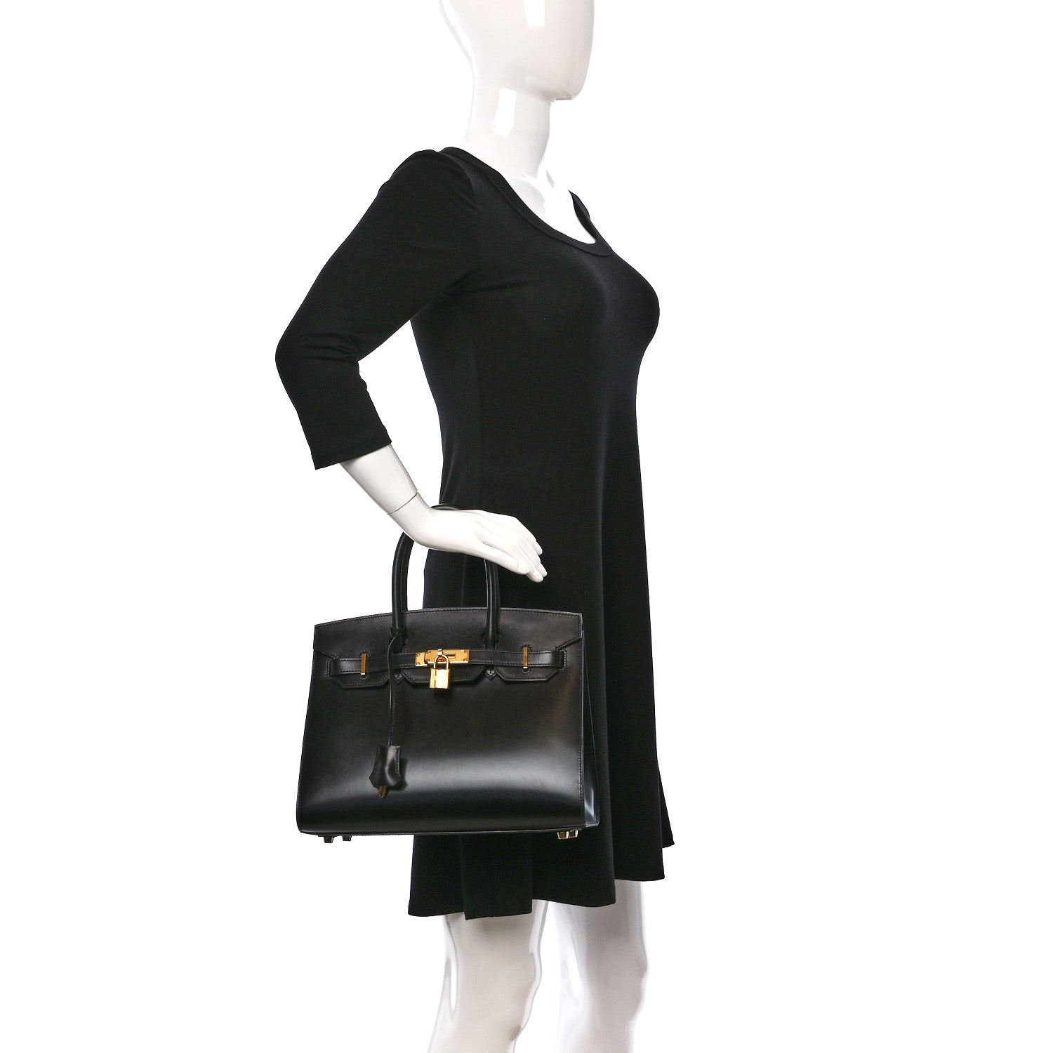 Hermes Box Birkin Sellier 30 Black 2 of 14