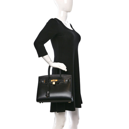 Hermes Box Birkin Sellier 30 Black 2 of 14