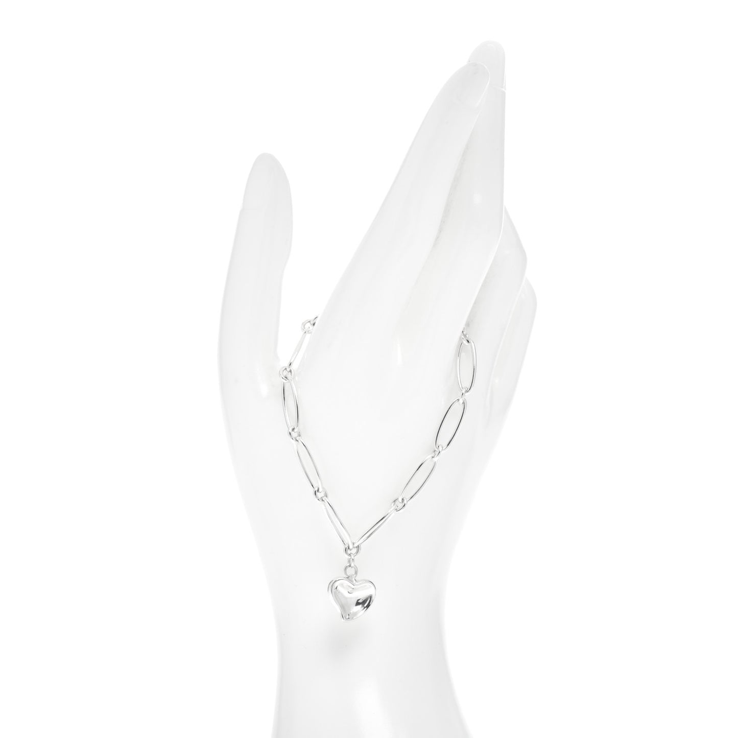 Sterling Silver Elsa Peretti Full Heart Bracelet