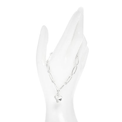Tiffany Sterling Silver Elsa Peretti Full Heart Bracelet 2 of 4