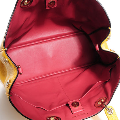 Christian Dior Calfskin Large Diorissimo Tote Tournesol 10 of 13