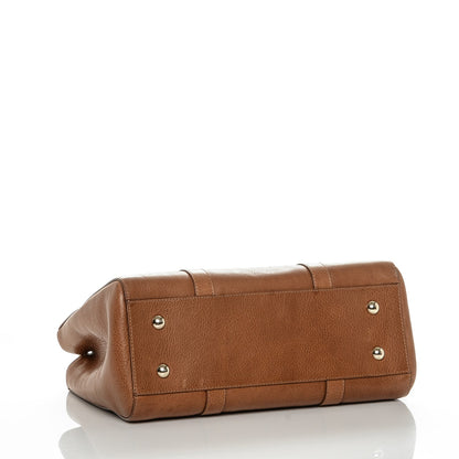 Mulberry Classic Grain Calfskin Small Bayswater Double Zip Tote Oak 4 of 8