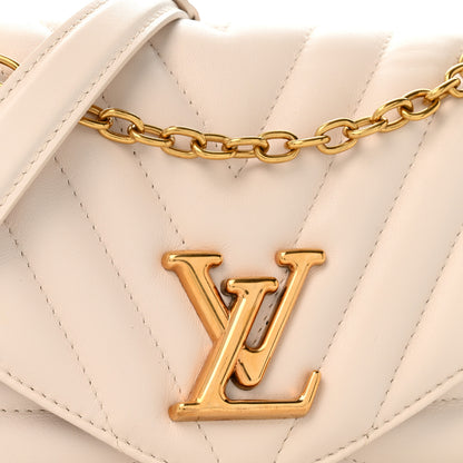Louis Vuitton Calfskin LV New Wave Chain Bag Ivory 11 of 12