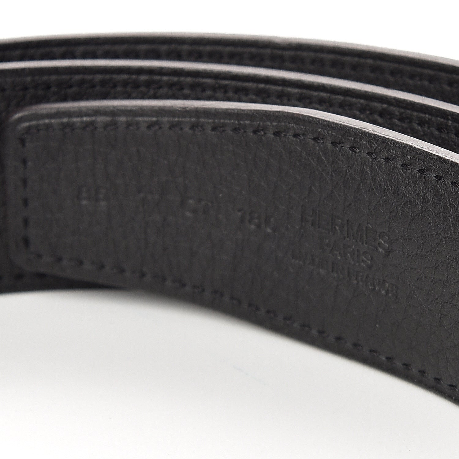 Hermes Box Evercolor Togo 32mm H Belt 85 Black 3 of 4