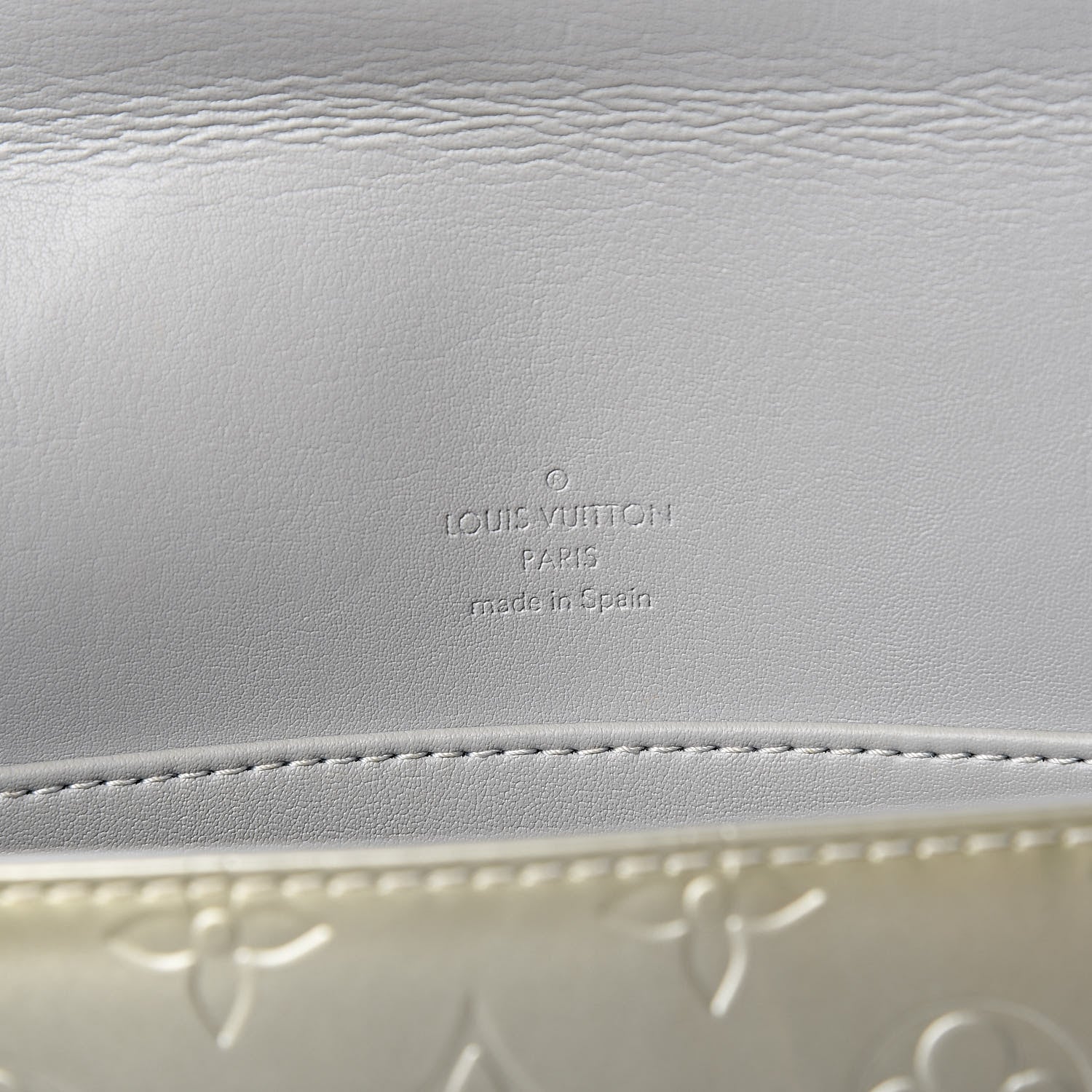 Louis Vuitton Vernis Thompson Street Silver 6 of 10