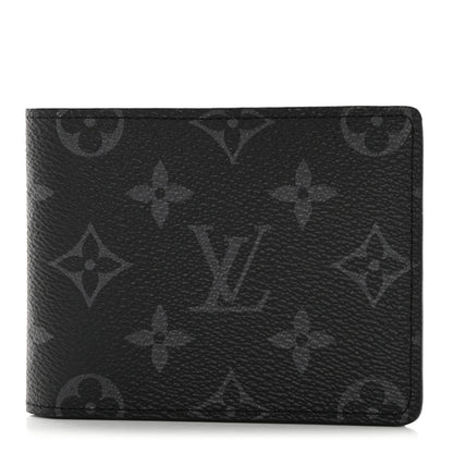 Louis Vuitton Monogram Eclipse Slender Wallet 1 of 7