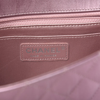 Chanel Metallic Calfskin Quilted Mini Rectangular Flap Pink 8 of 10