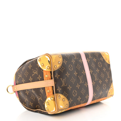 Louis Vuitton Monogram Summer Trunks Speedy Bandouliere 30 4 of 11