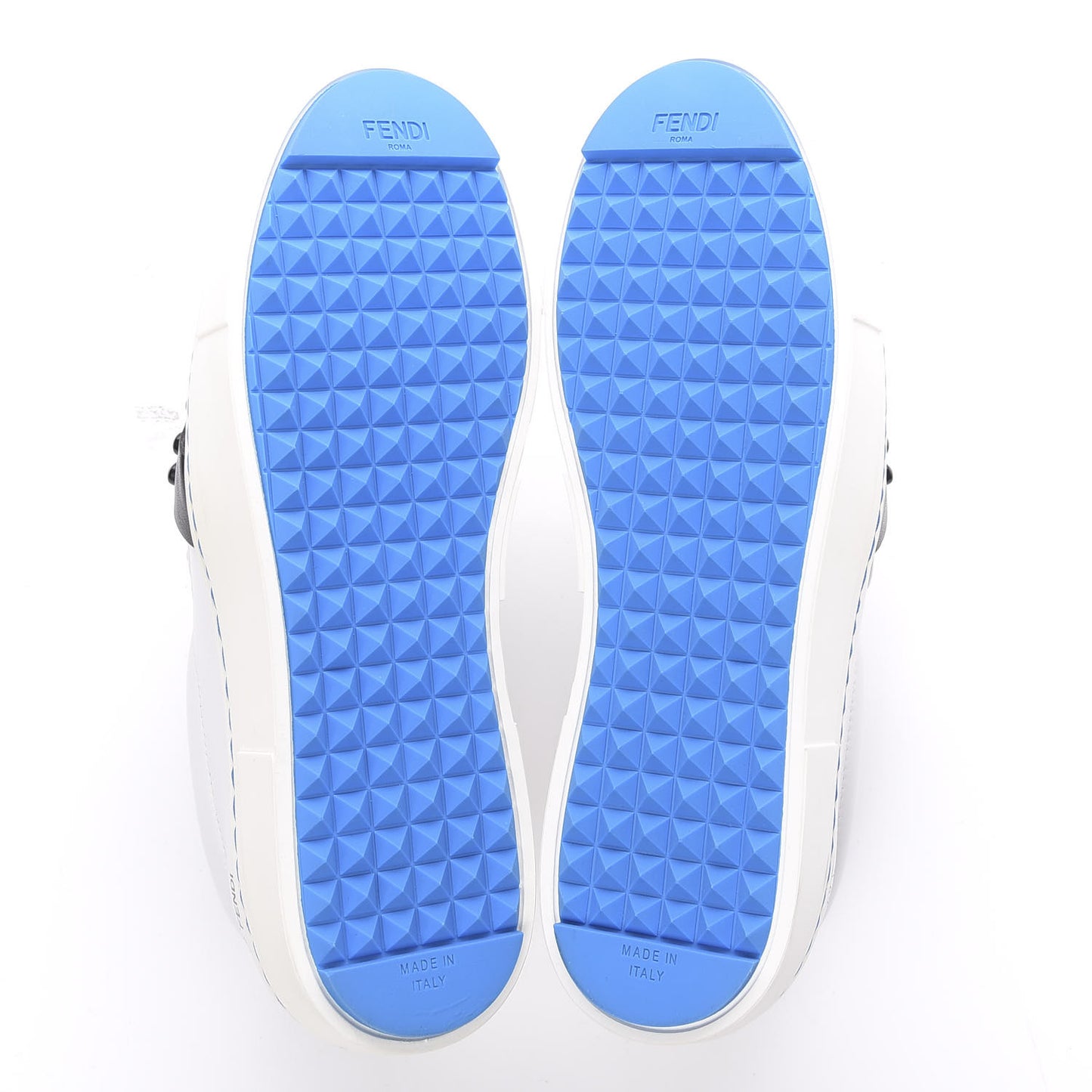 Calfskin Studded Karlito Slip On Sneaker 37 White