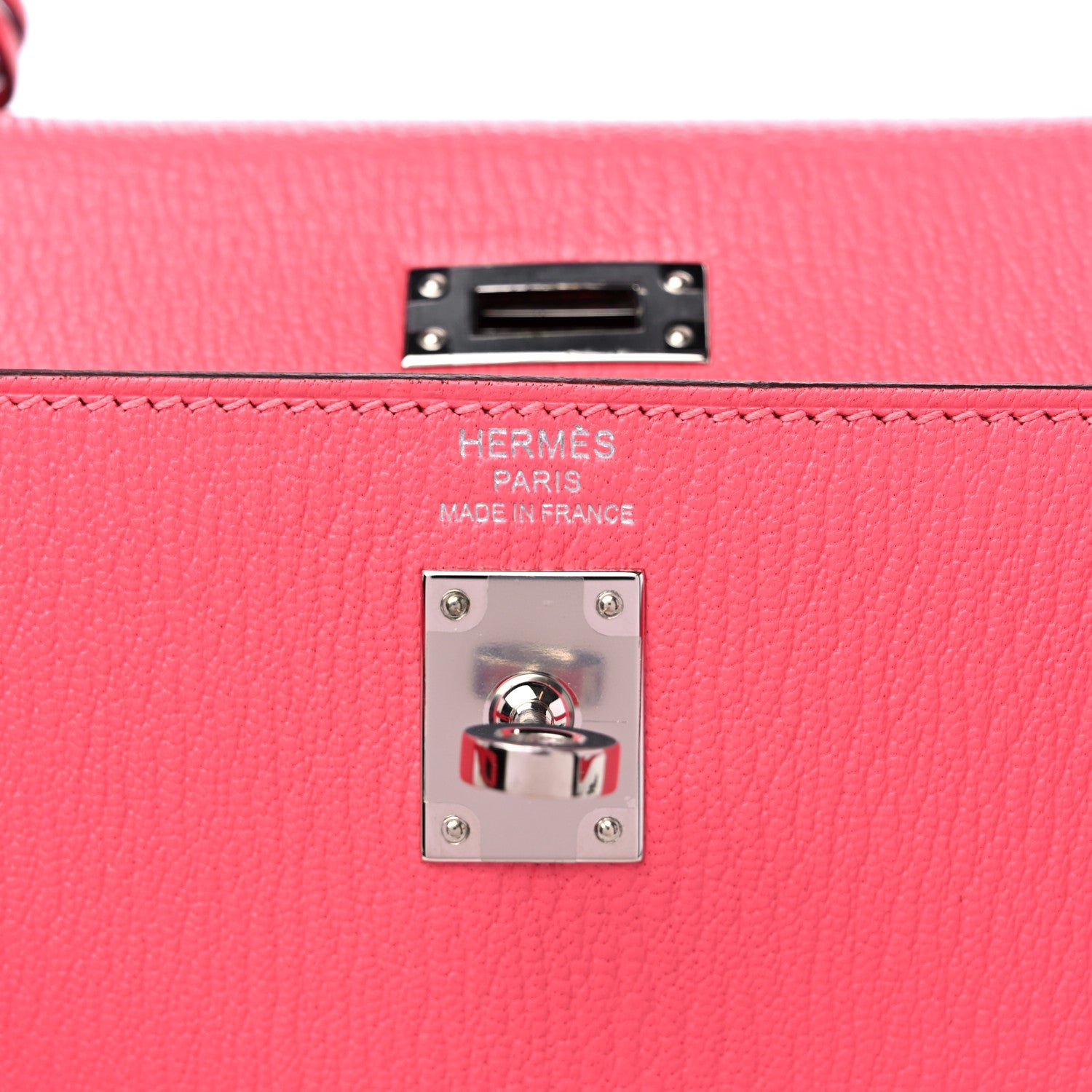 Hermes Chevre Kelly Sellier 25 Rose Lipstick 6 of 10