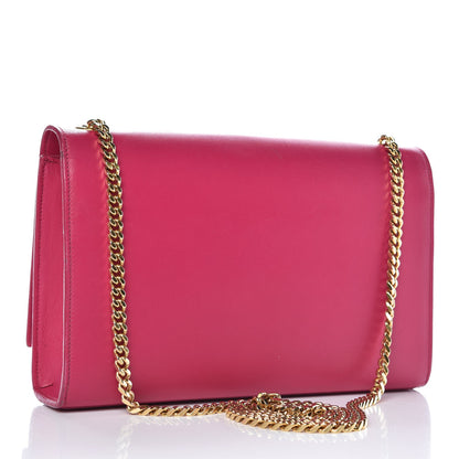 Saint Laurent Smooth Calfskin Medium Classic Monogram Kate Tassel Satchel Fuchsia 3 of 19