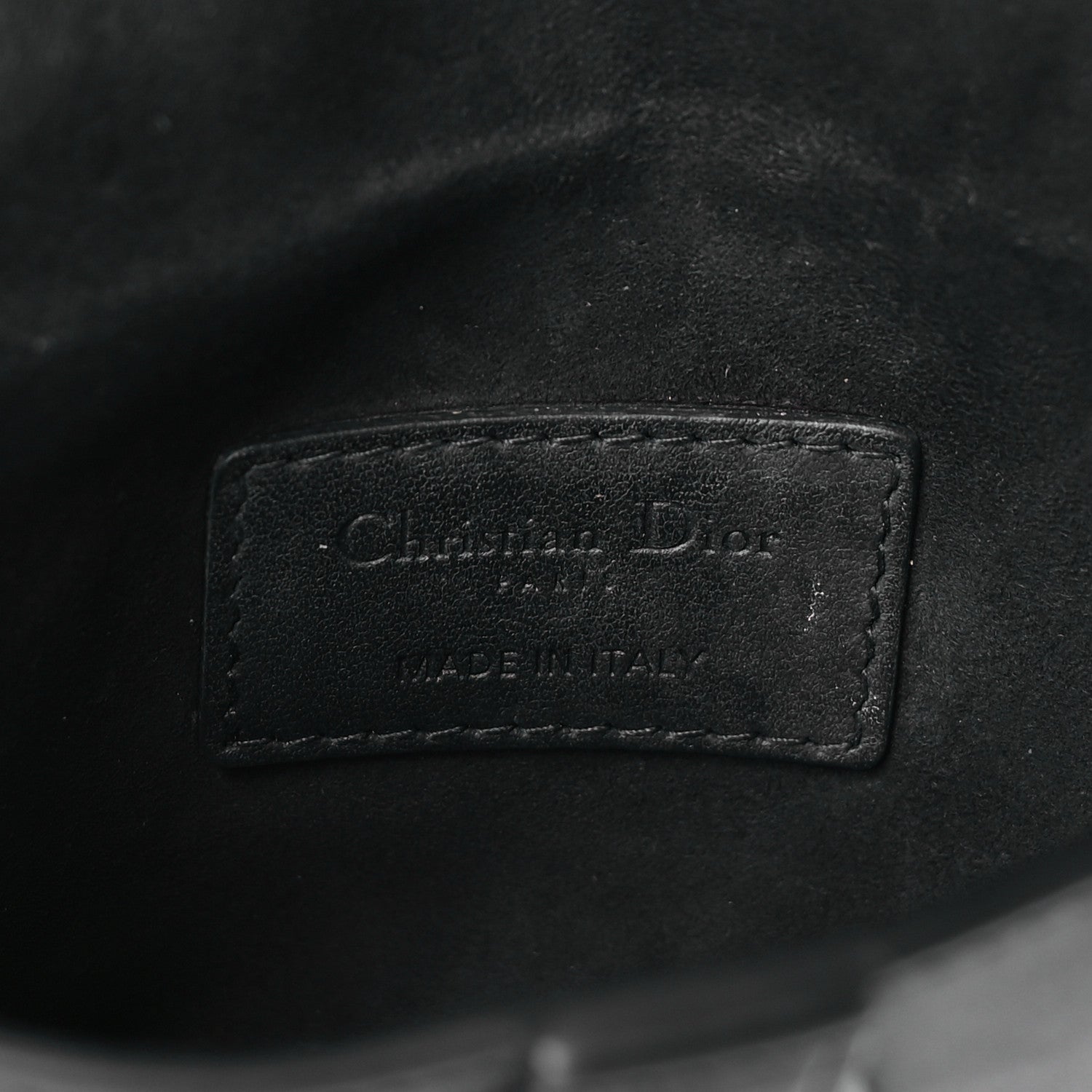 Christian Dior Ultra Matte Calfskin Saddle Belt Bag Black 6 of 7