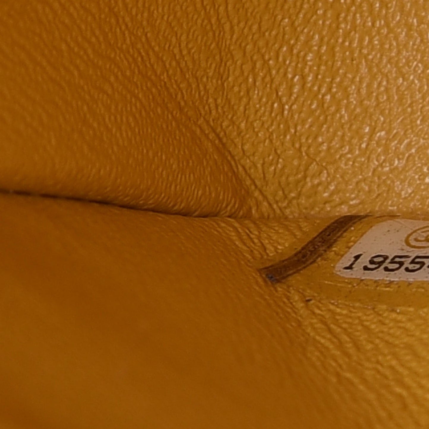 Lambskin Quilted Jumbo Double Flap Yellow