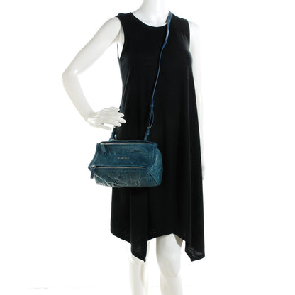 Givenchy Tumbled Sheepskin Mini Pandora Mineral Blue 2 of 7